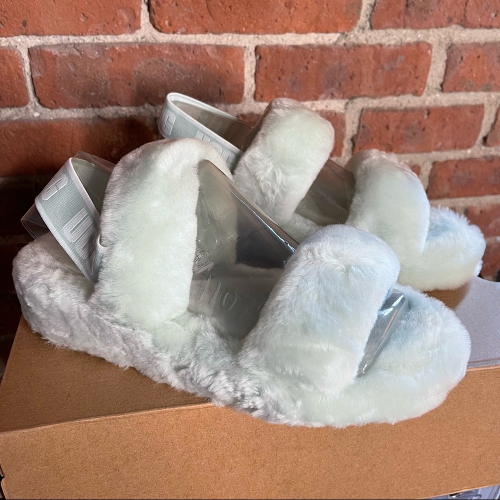 UGG Oh Yeah Slides in Retro Mint